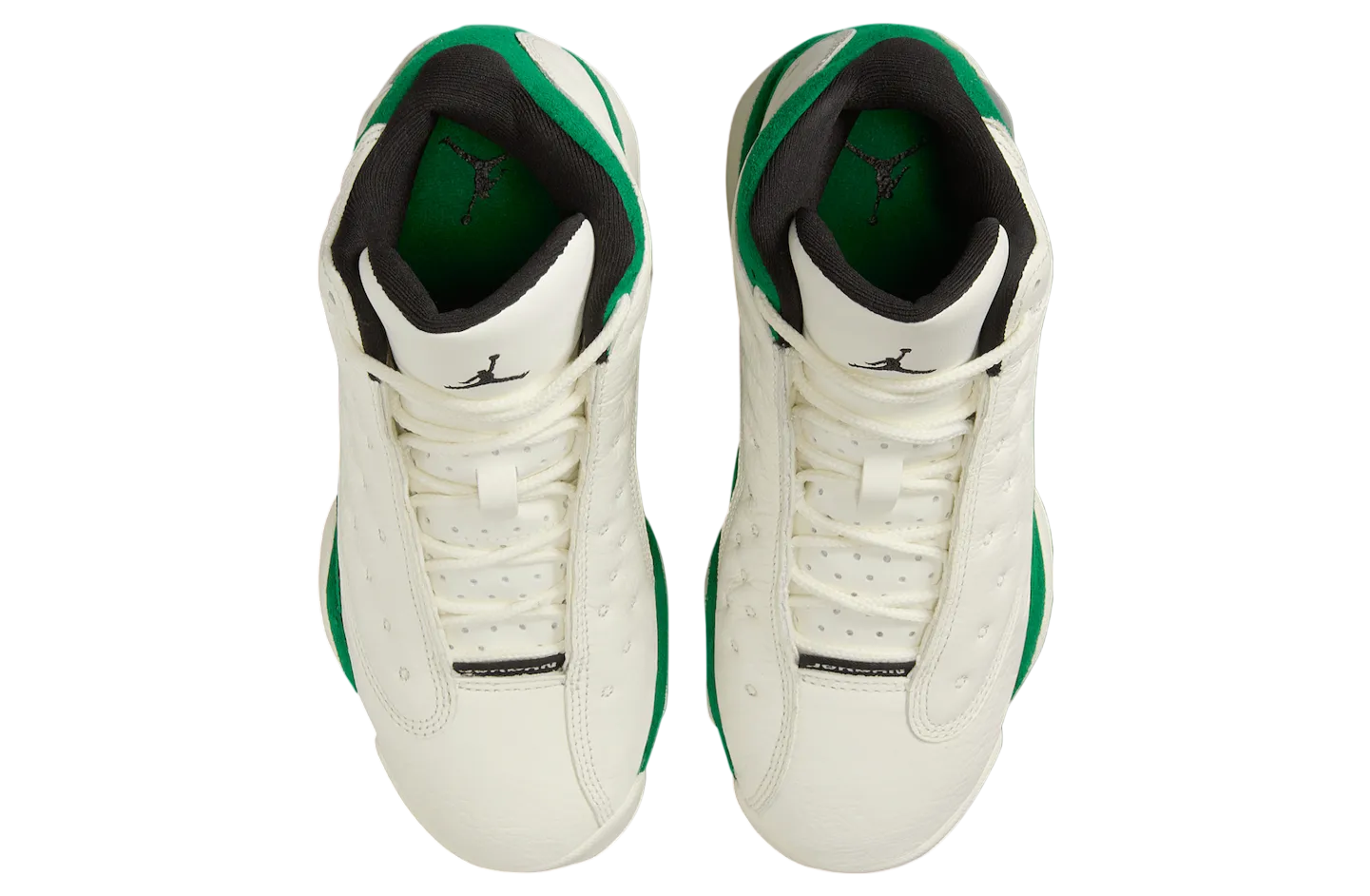 air jordan 13 gs pine green sail black 2