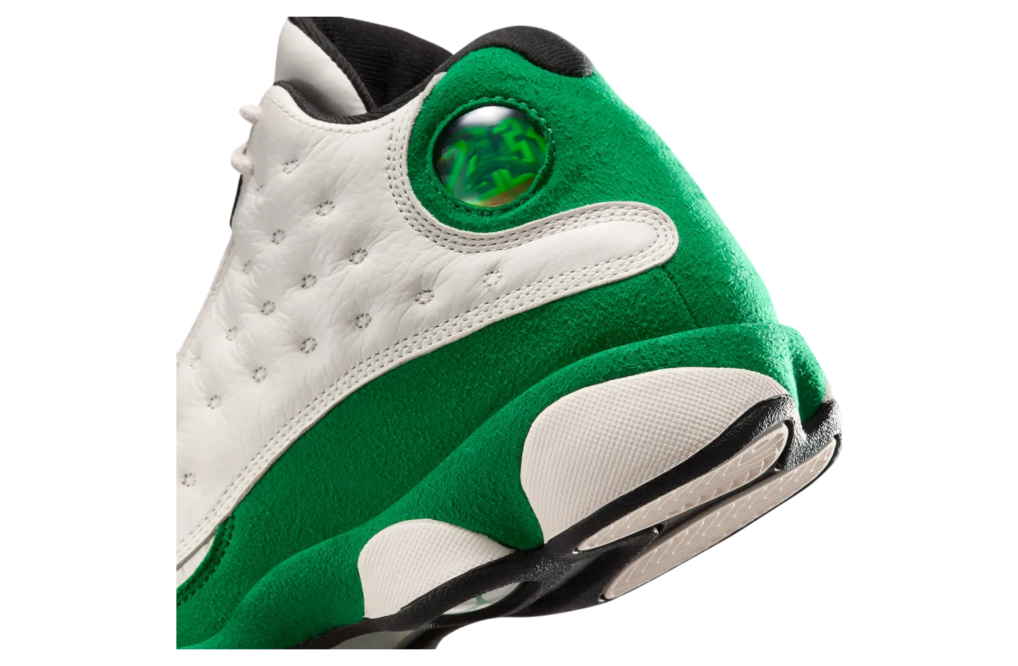 air jordan 13 gs pine green sail black 6