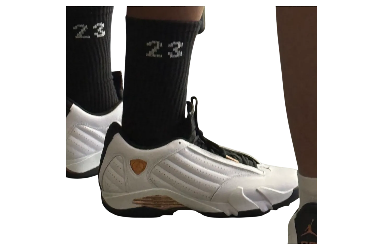 air jordan 14 golf us open white metallic copper 1