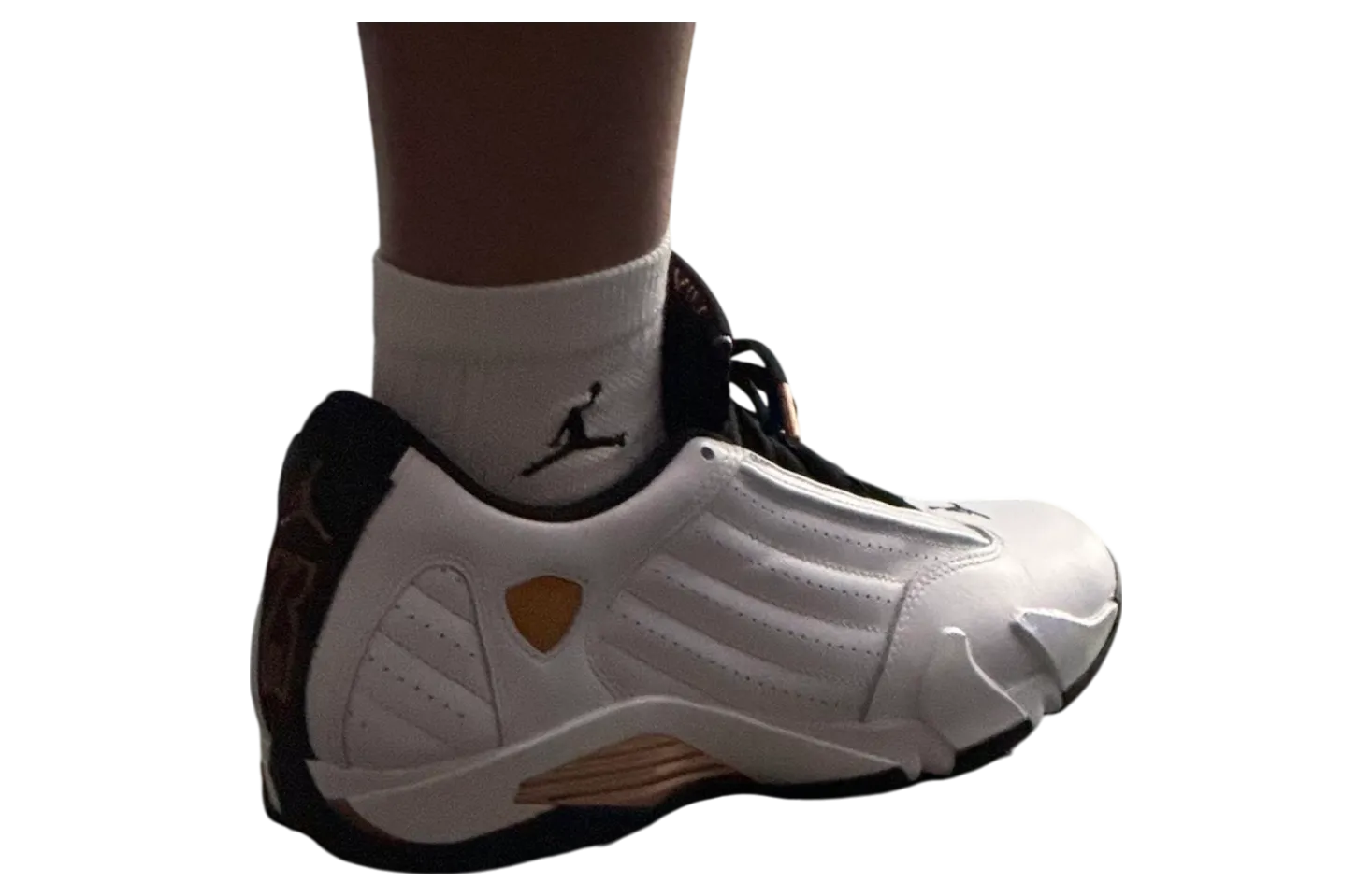 air jordan 14 golf us open white metallic copper 2