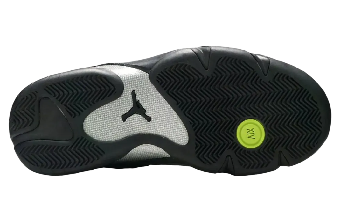air jordan 14 light graphite chartreuse 3