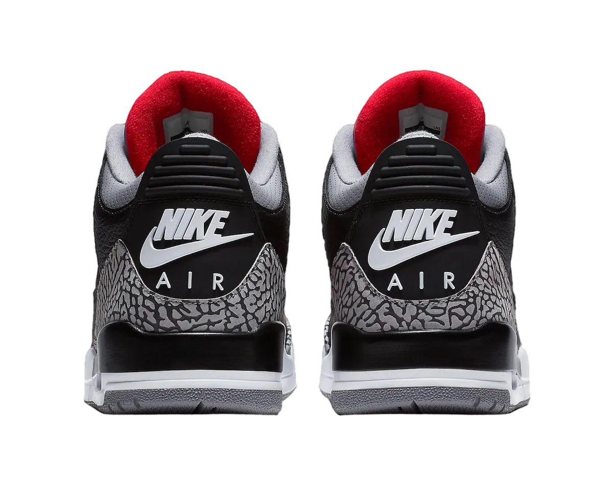 air jordan 3 black cement 2024 3