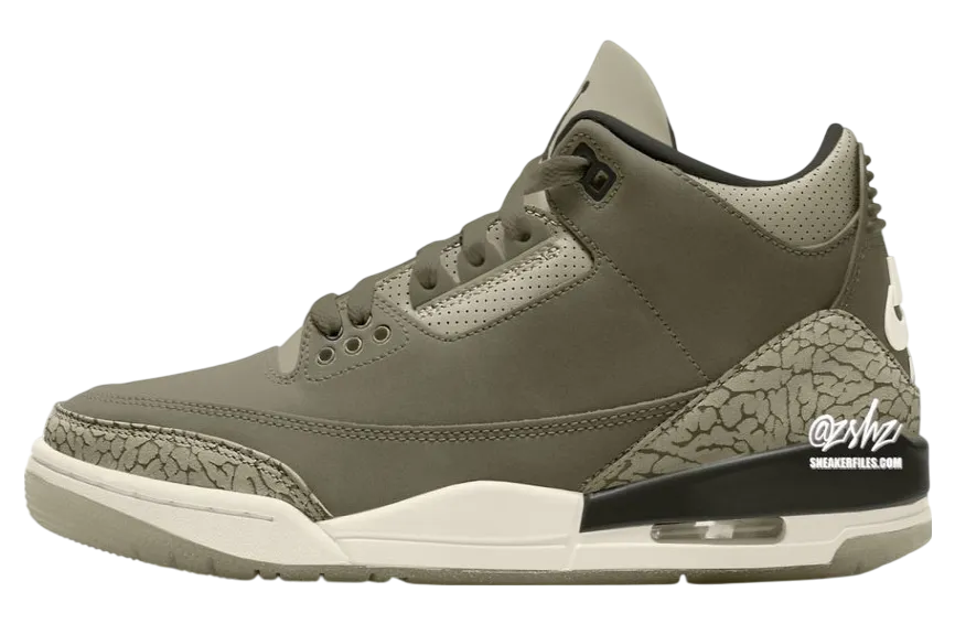 air jordan 3 medium olive