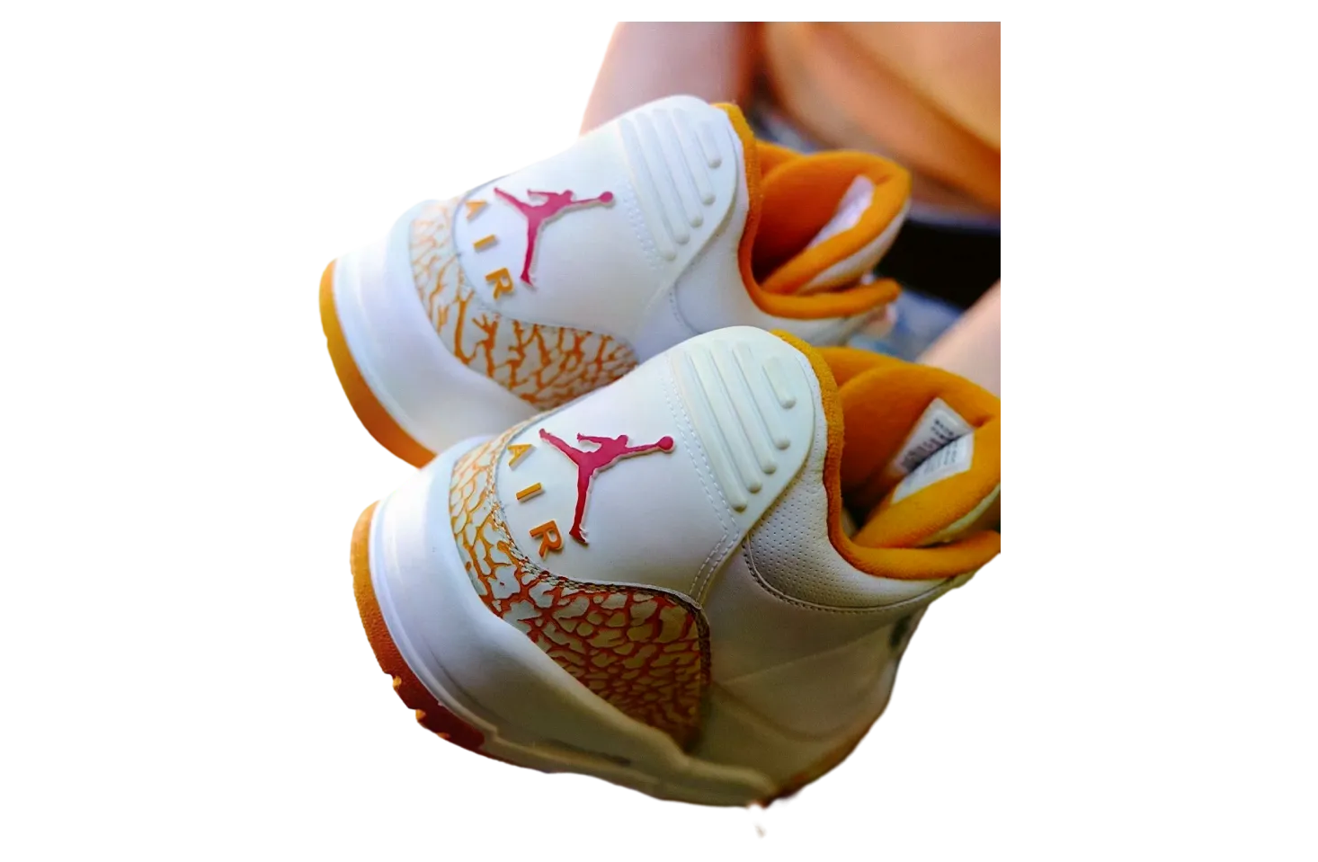 air jordan 3 orange citrus wmns white cement grey 1