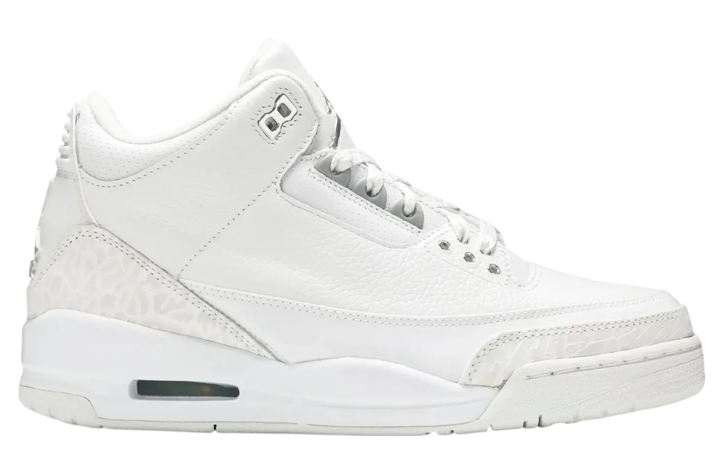 air jordan 3 pure money white metallic silver 2