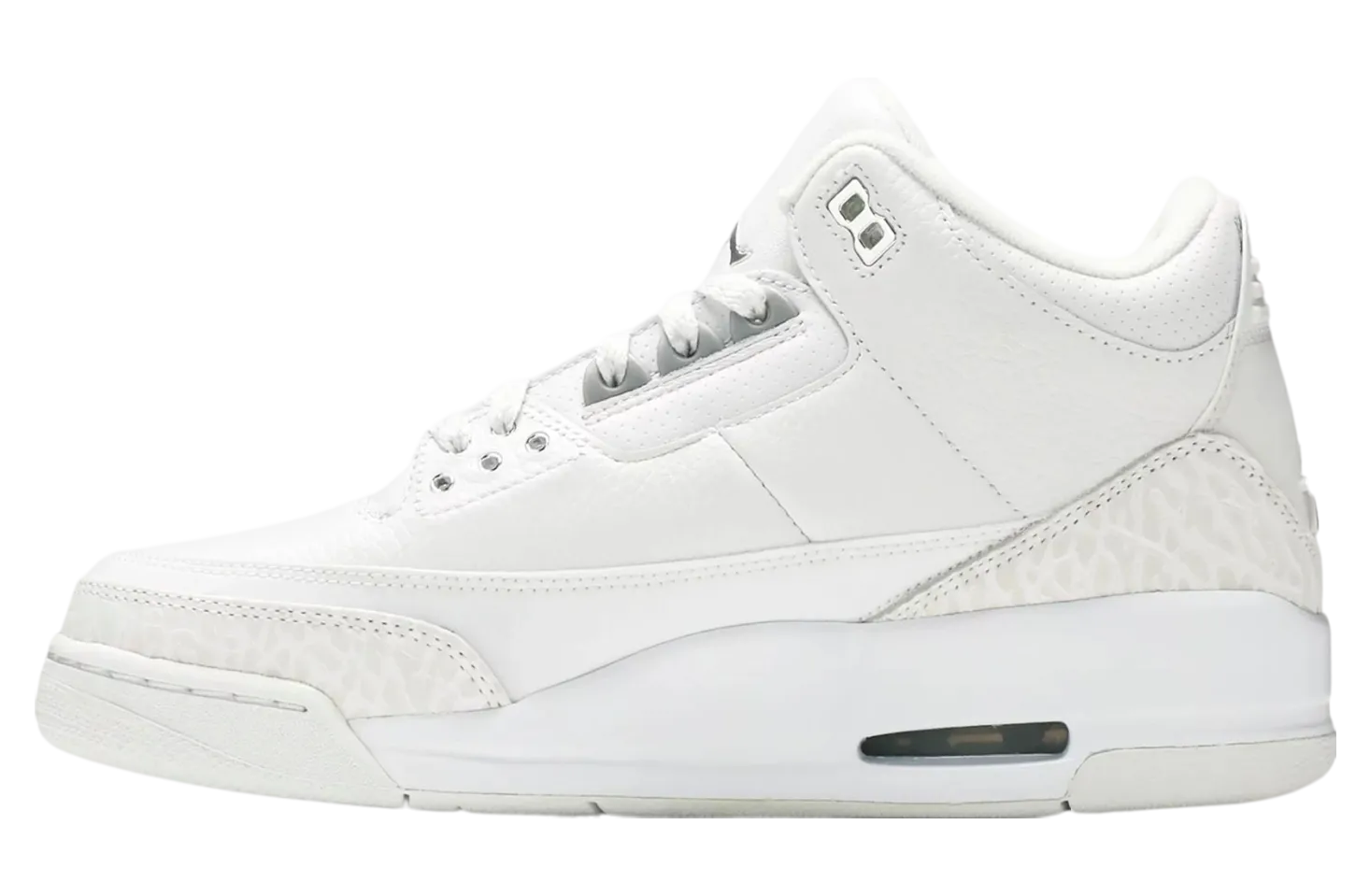 air jordan 3 pure money white metallic silver 4