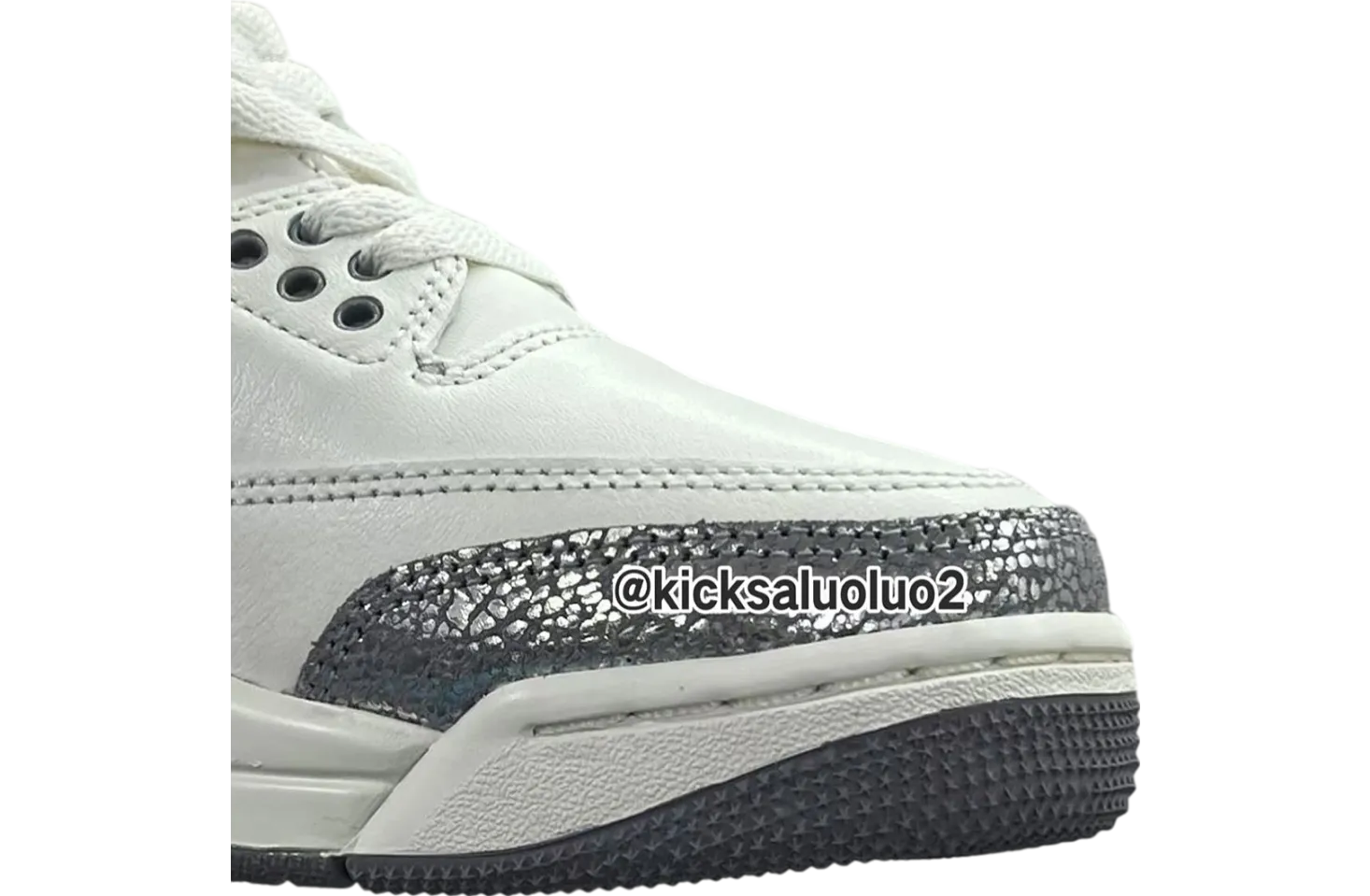 air jordan 3 sail cement grey 0