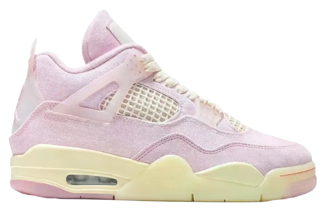 air jordan 4 denim wmns iced carmine coconut milk