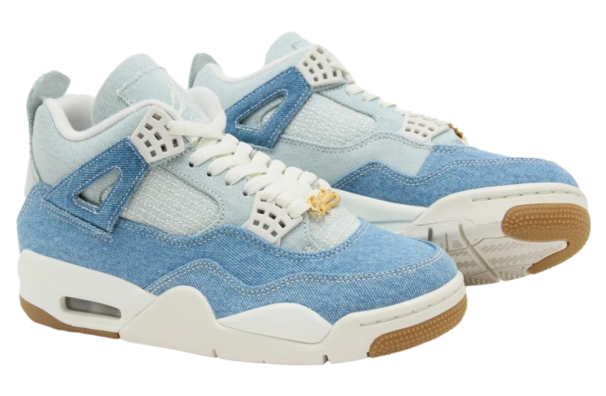 air jordan 4 denim worn blue 1