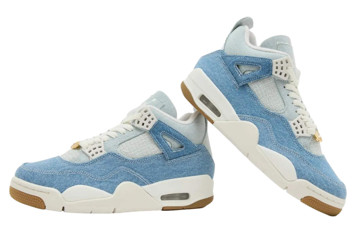 air jordan 4 denim worn blue 4