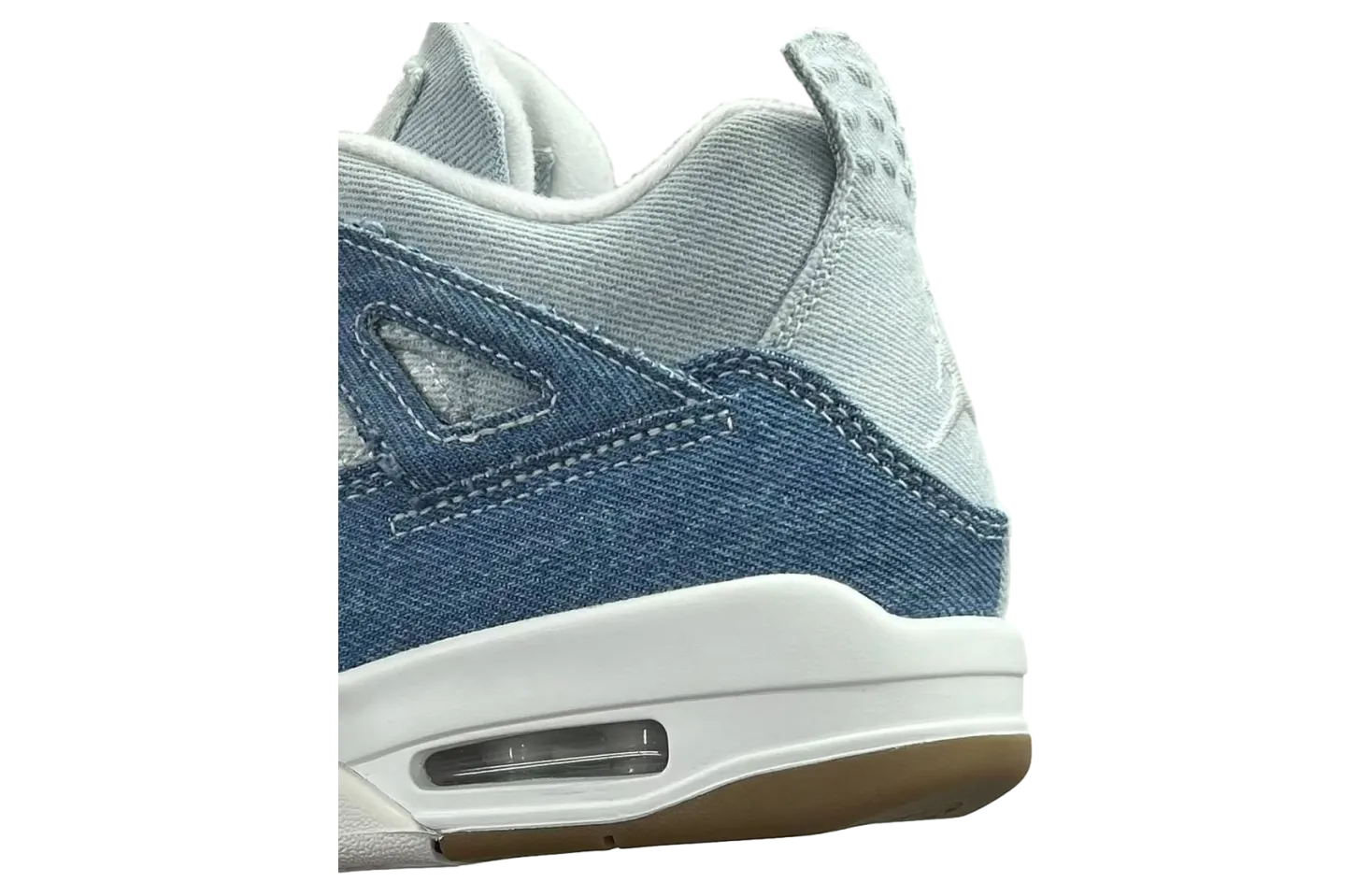 air jordan 4 denim worn blue 6