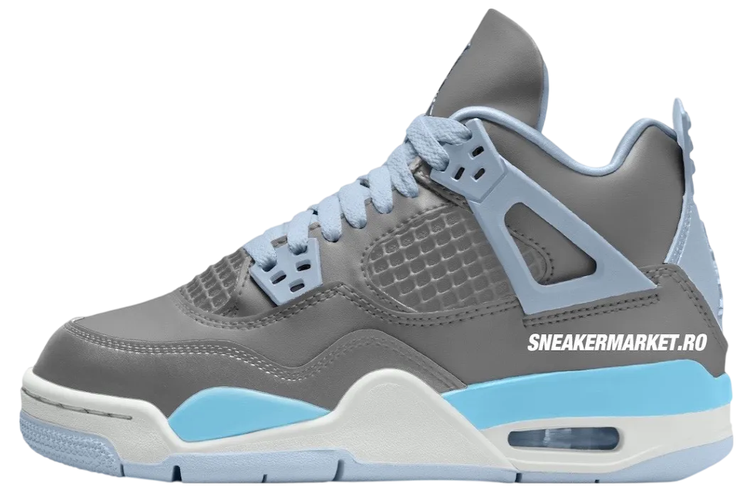 air jordan 4 gs photon dust blue chill