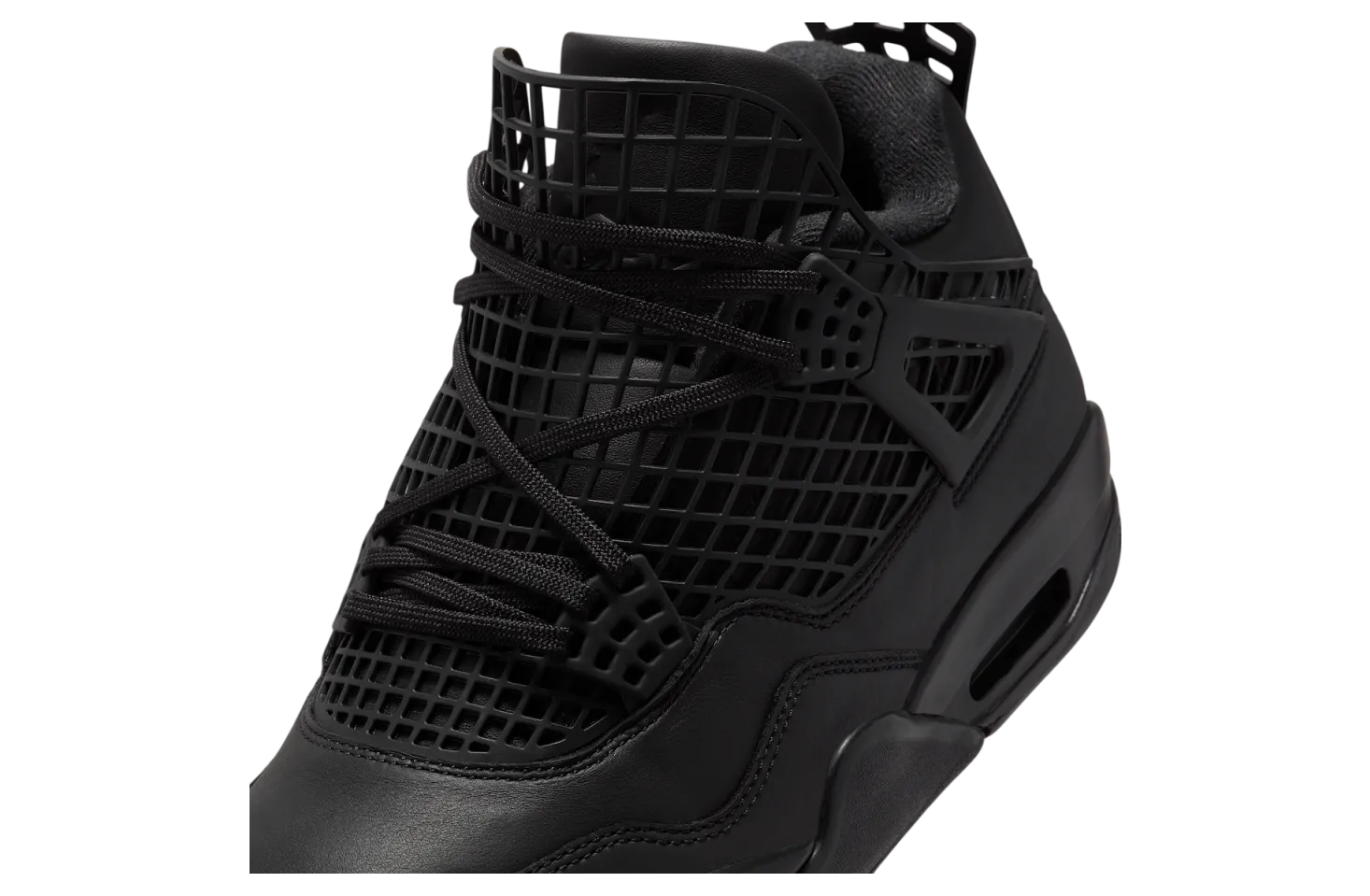 air jordan 4 net wmns black 6