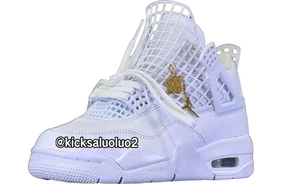 air jordan 4 net wmns white 1