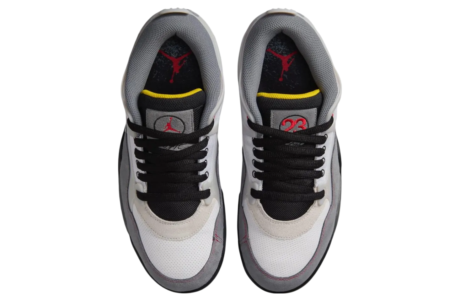 air jordan 4 rm appears white grey 2