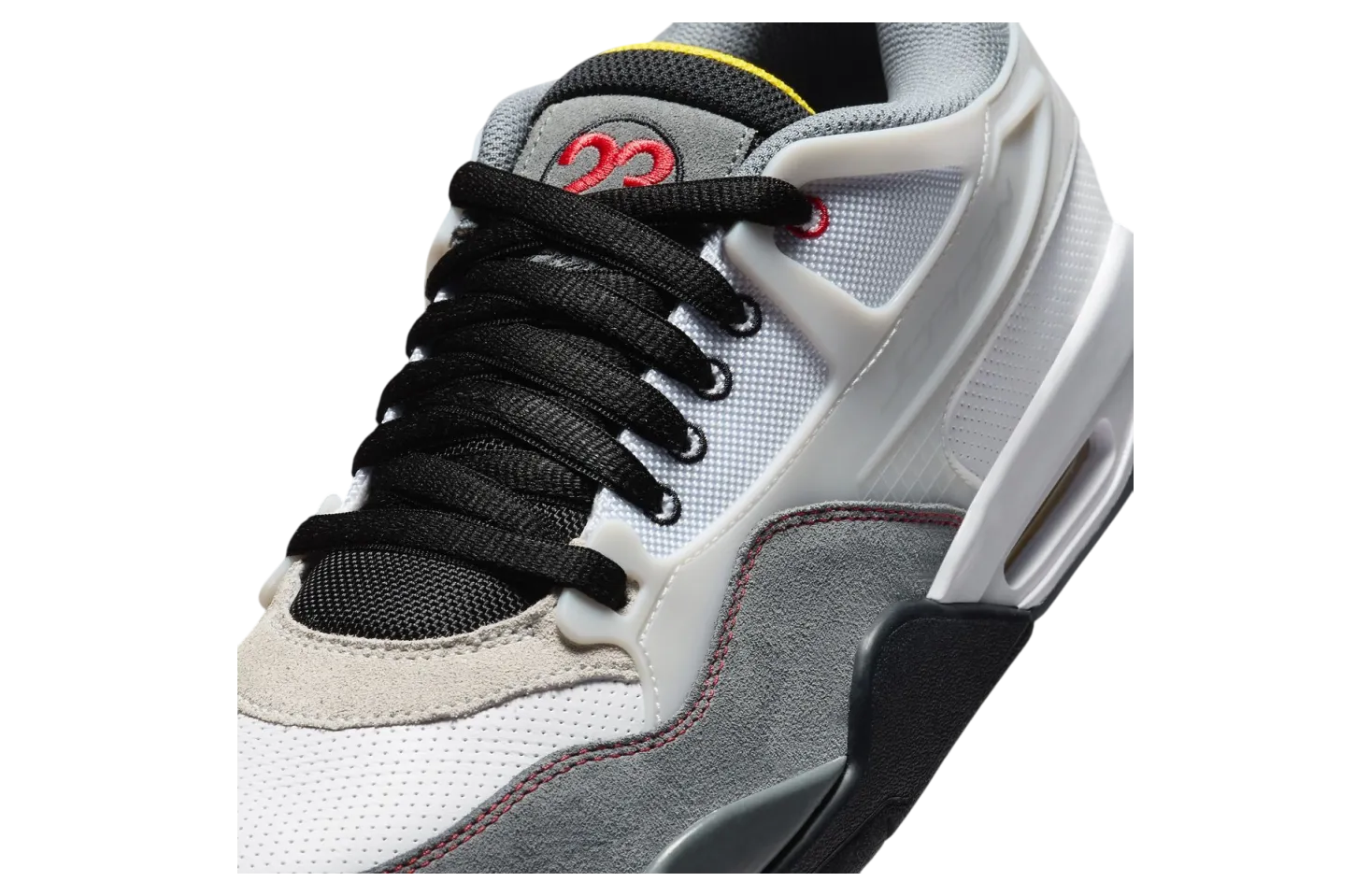 air jordan 4 rm appears white grey 6