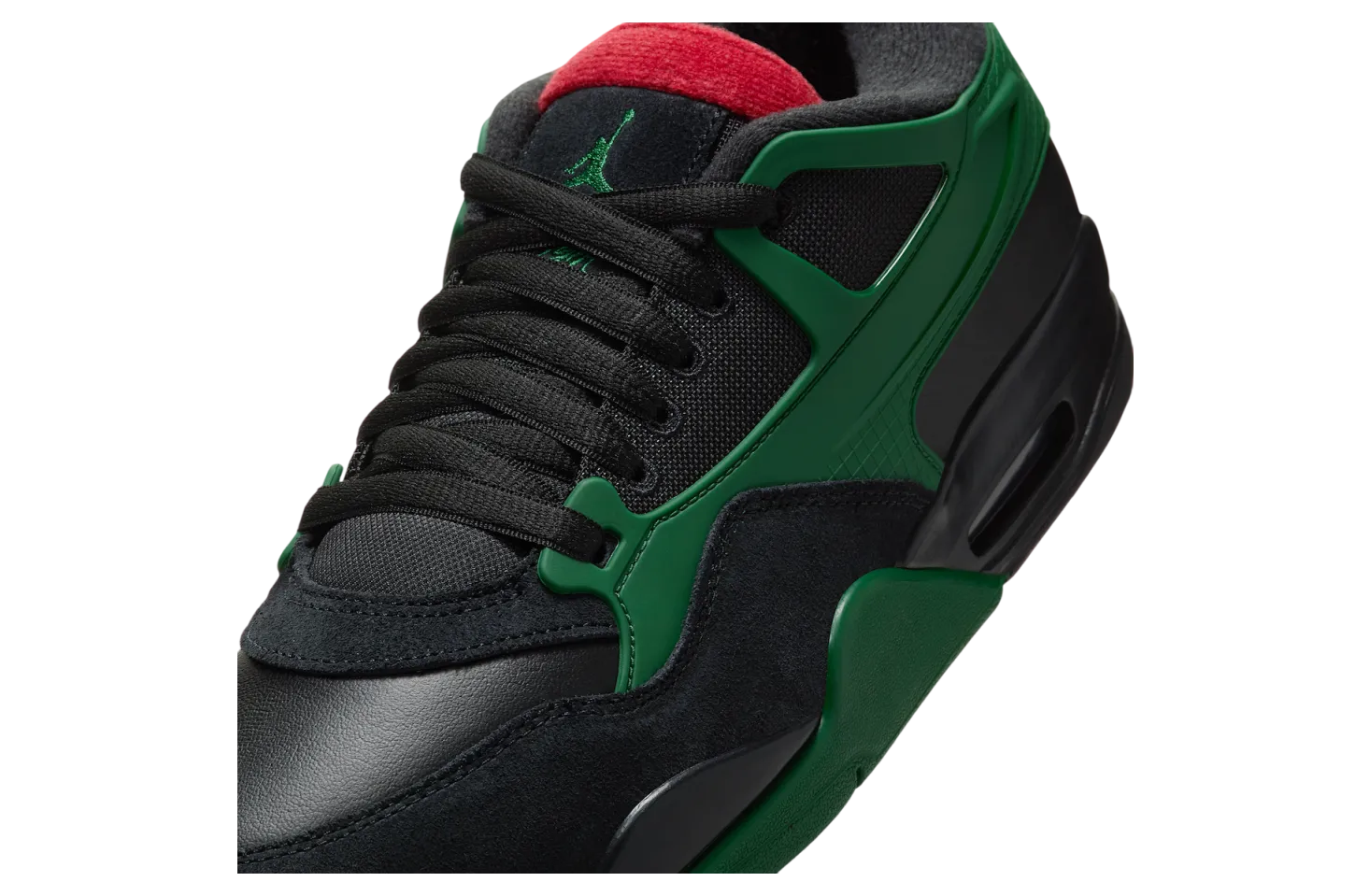 air jordan 4 rm black gorge green 5