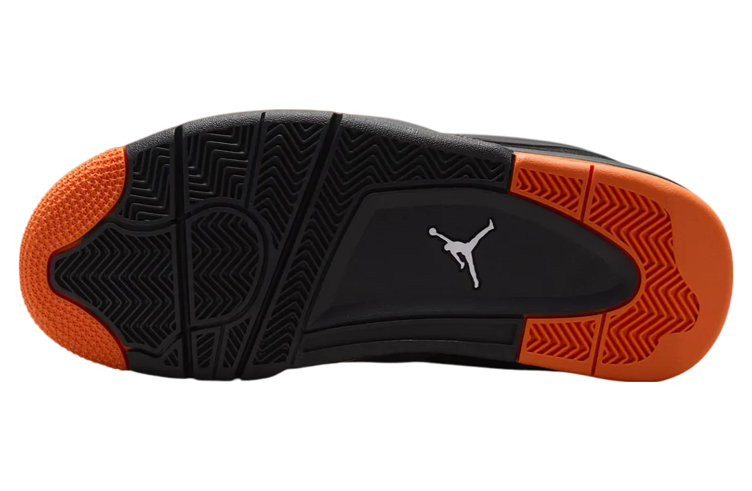 air jordan 4 rm black orange 3