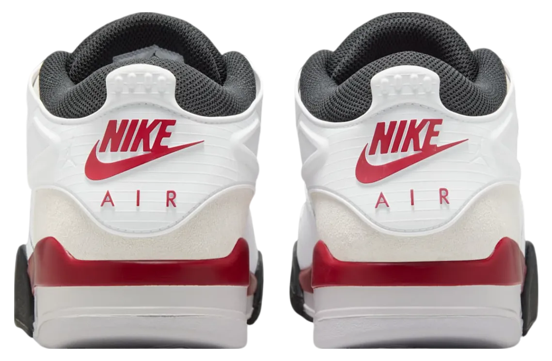 air jordan 4 rm white gym red 3