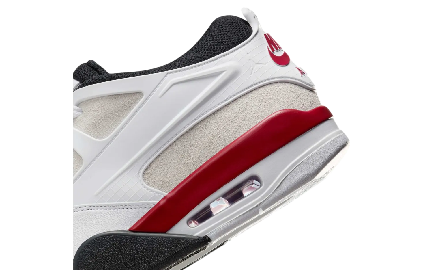 air jordan 4 rm white gym red 5