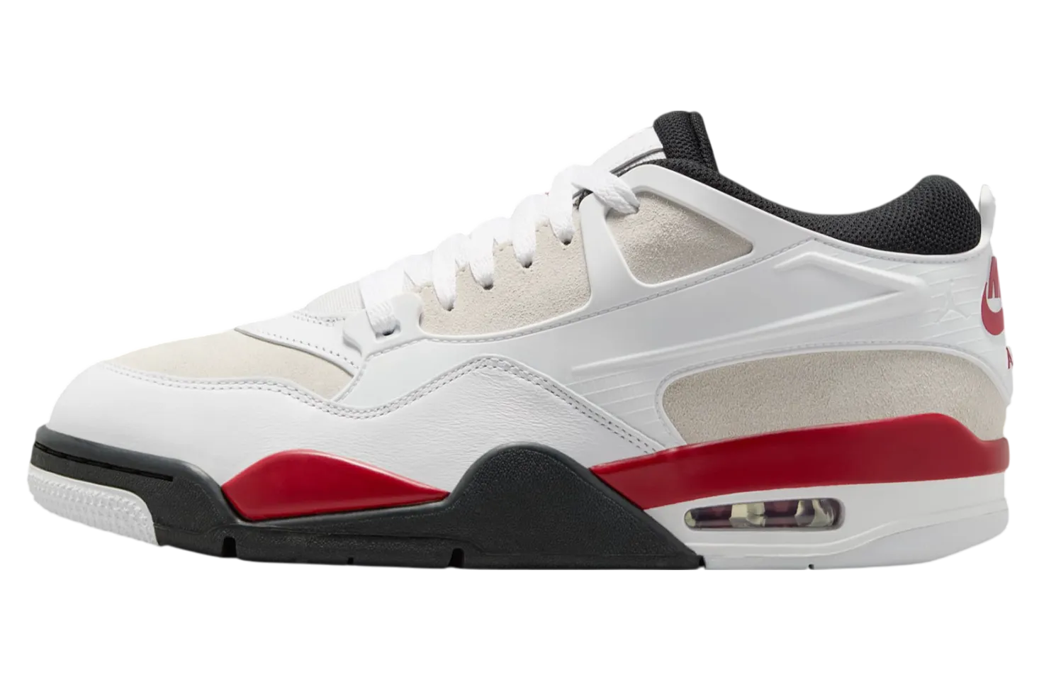 air jordan 4 rm white gym red