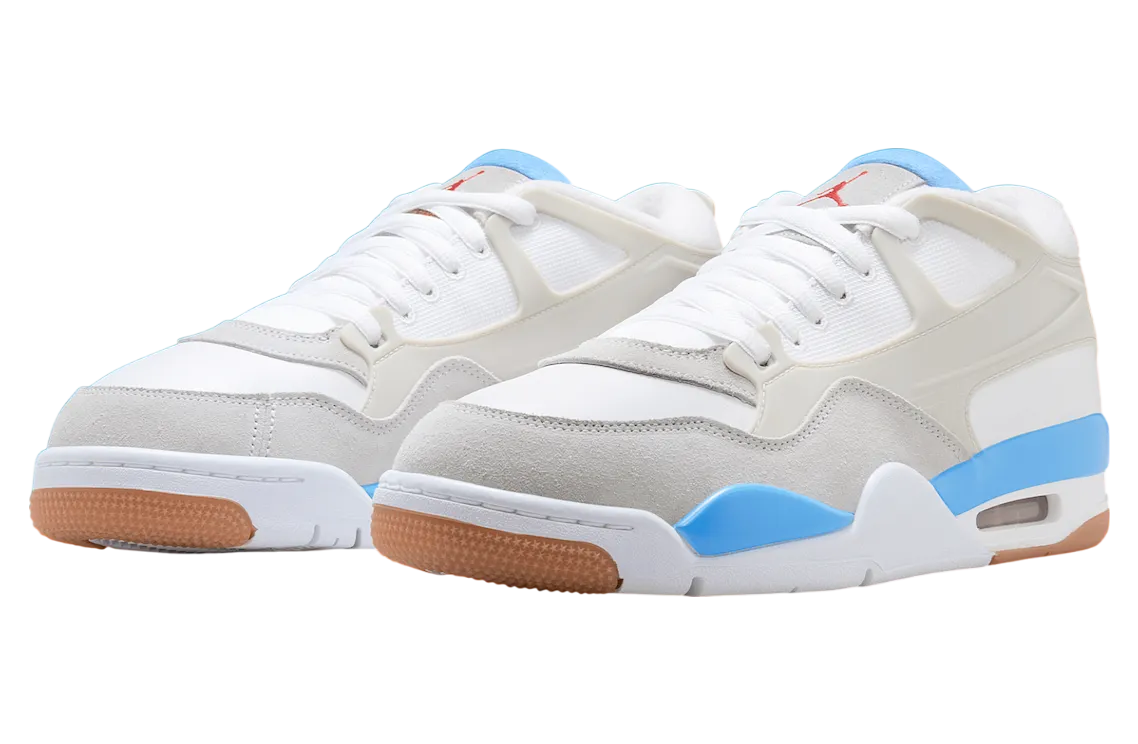 air jordan 4 rm white university blue 0