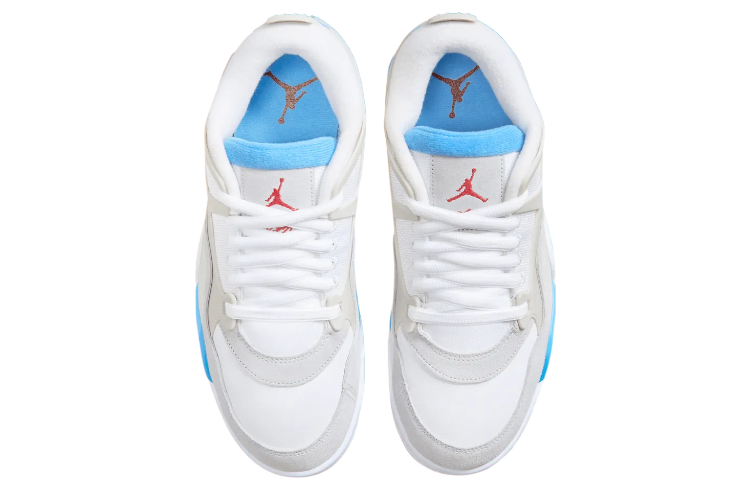 air jordan 4 rm white university blue 2