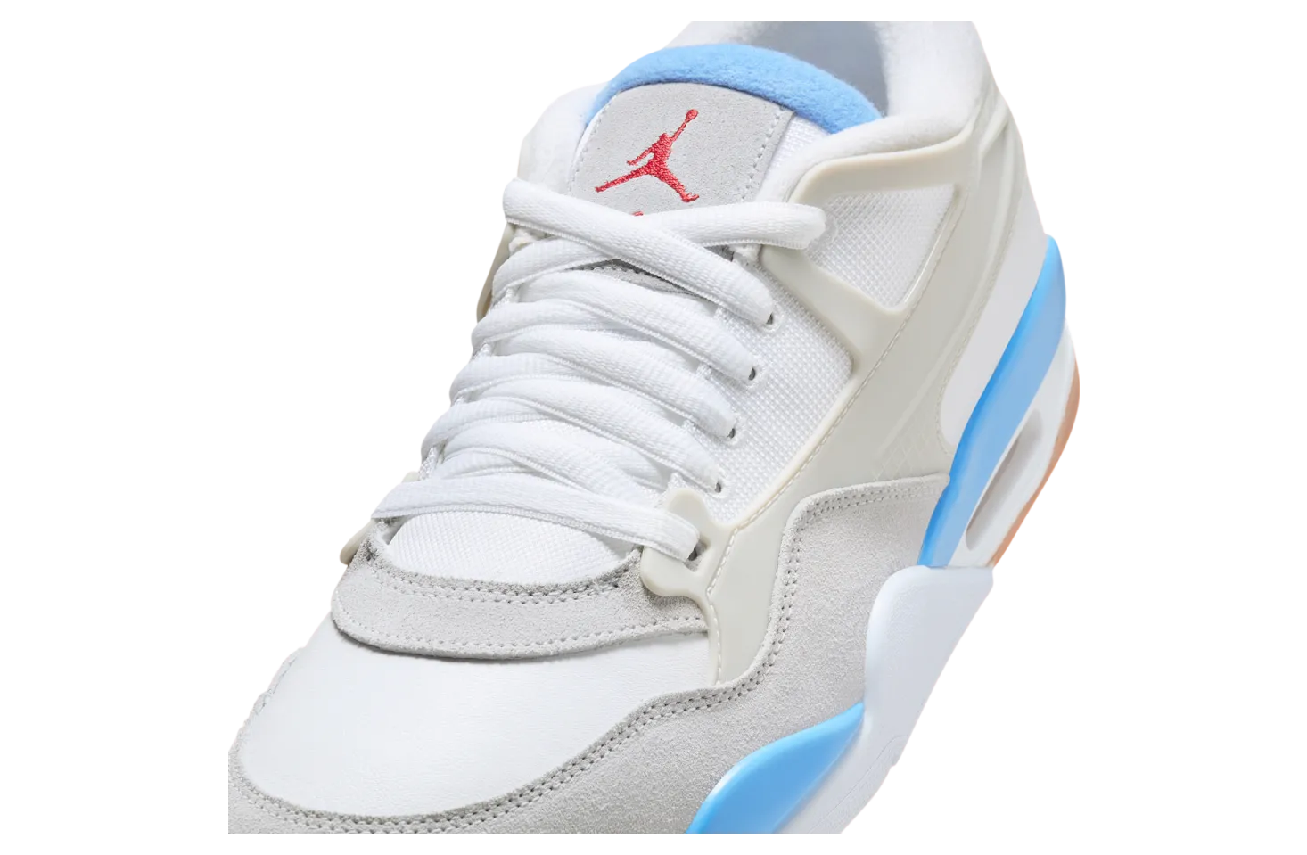 air jordan 4 rm white university blue 5