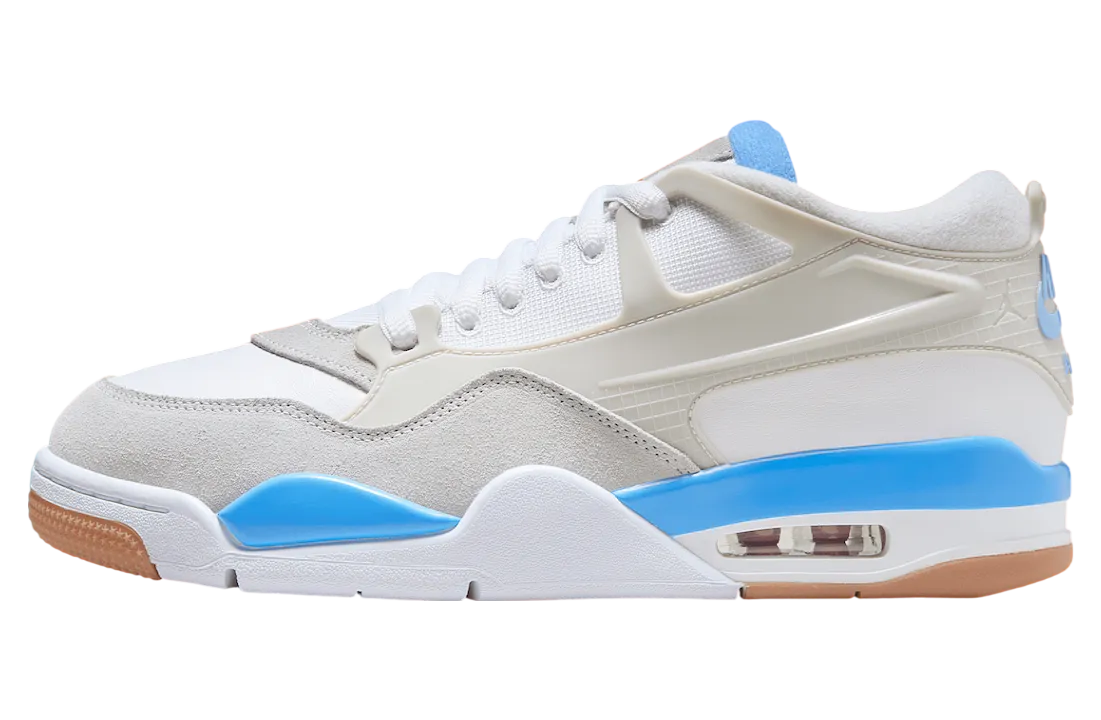 air jordan 4 rm white university blue