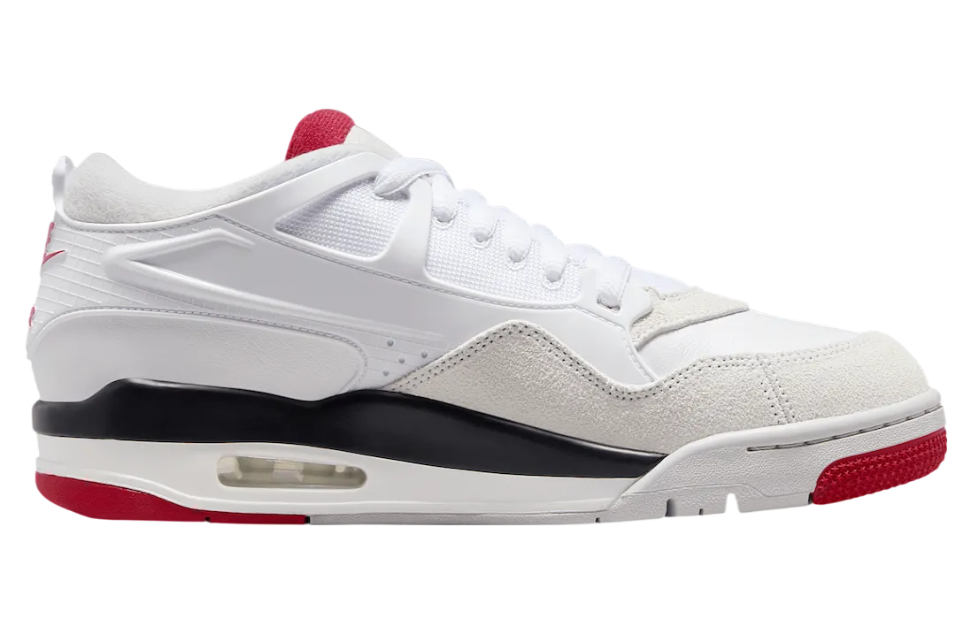 air jordan 4 rm white varsity red 0