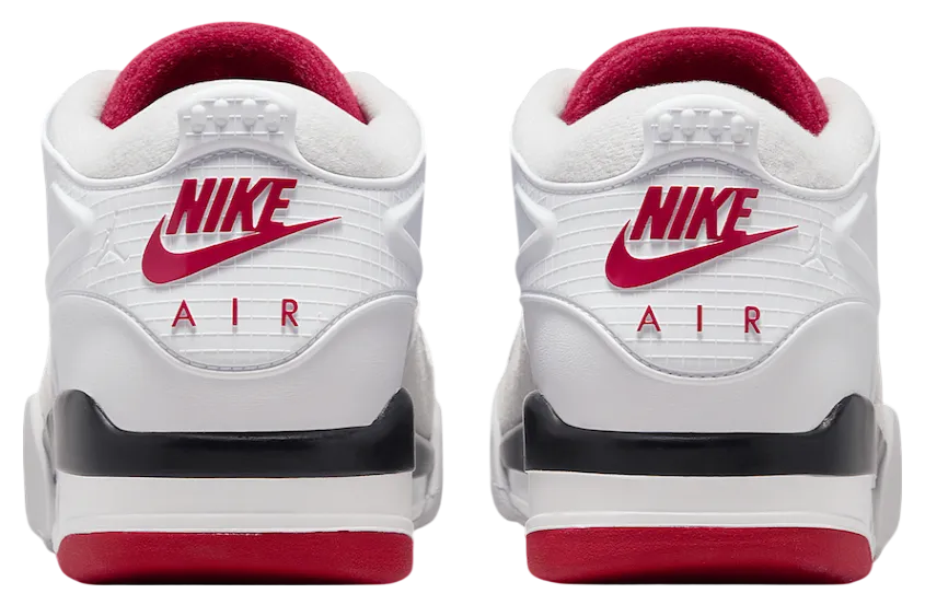 air jordan 4 rm white varsity red 4