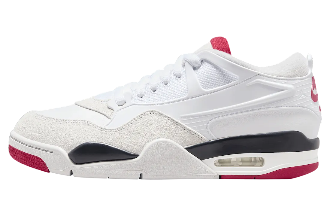 air jordan 4 rm white varsity red