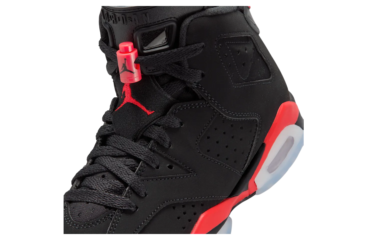air jordan 6 infrared gs black light crimson 5