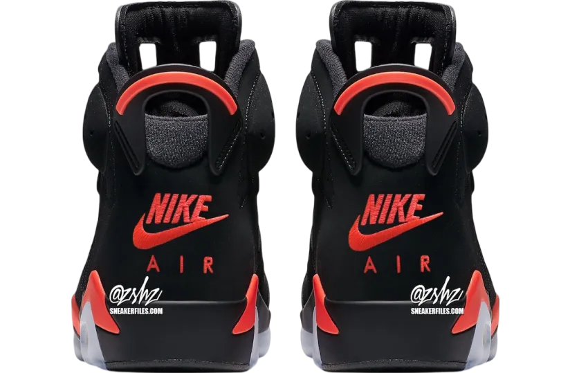 air jordan 6 reverse infrared black light crimson 0