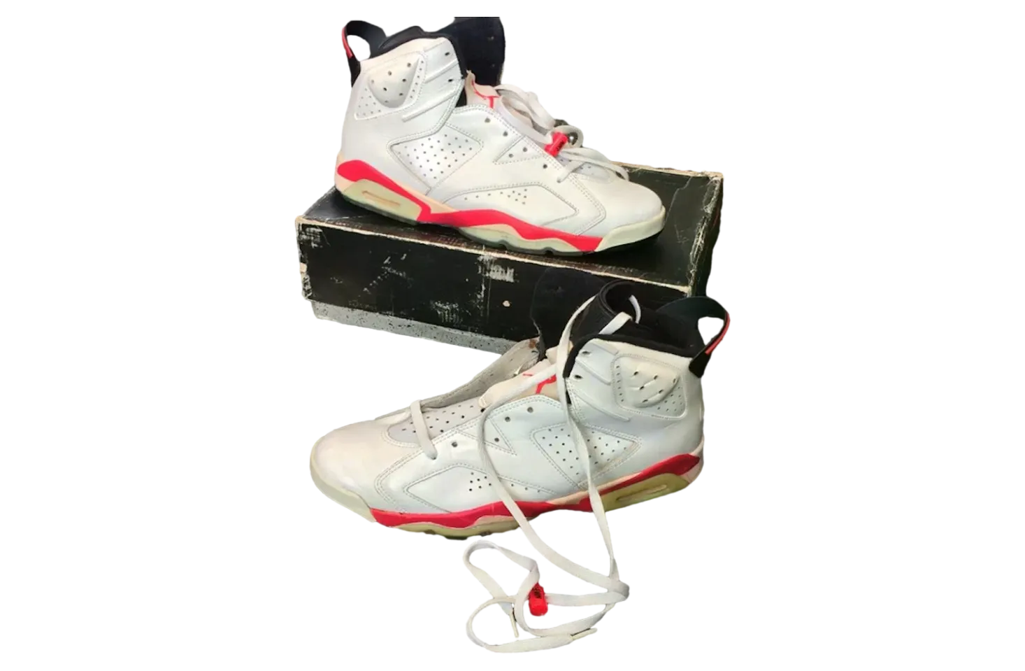 air jordan 6 white infrared white light crimson 1