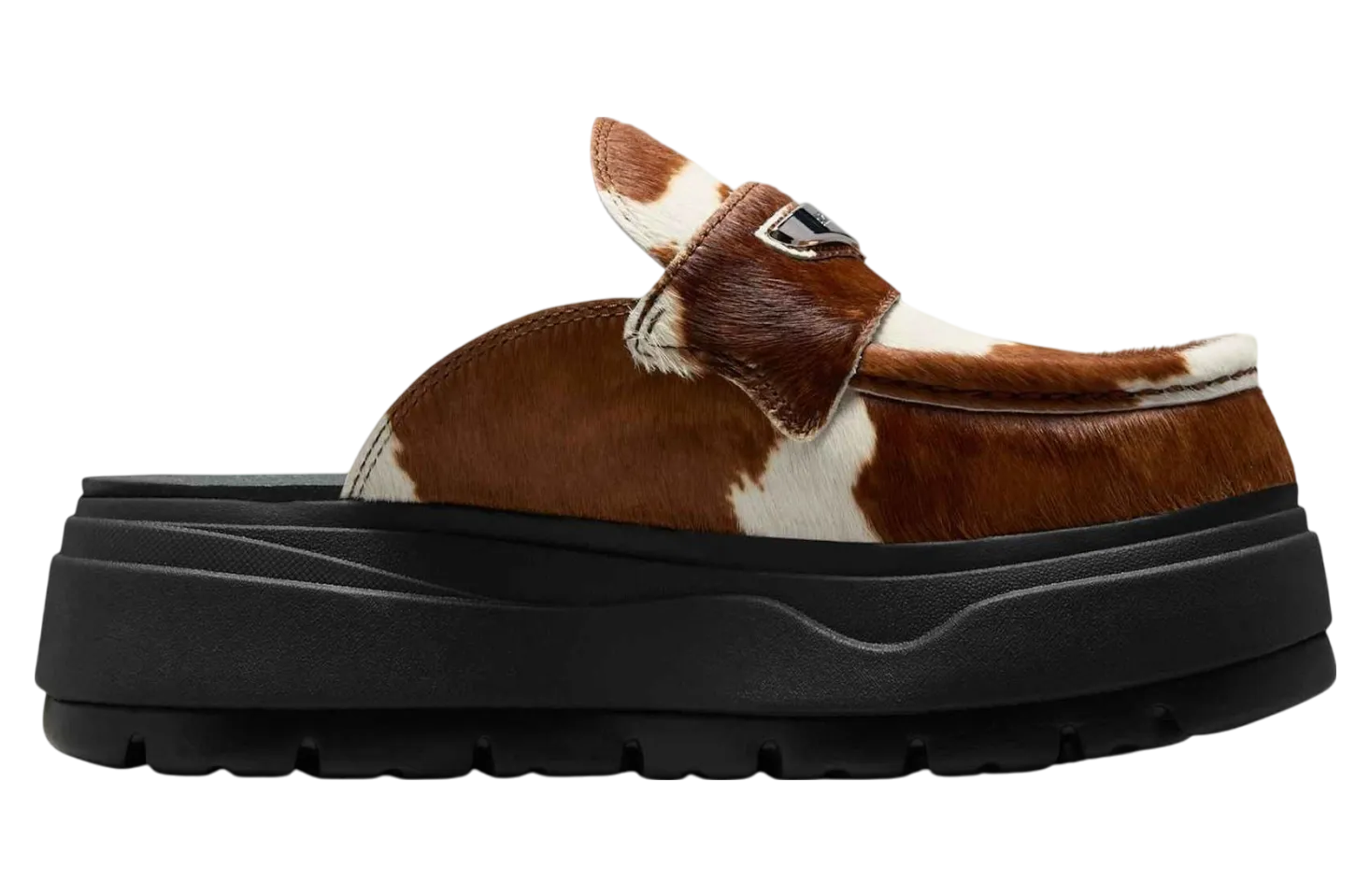 air jordan mule wmns cow print 1