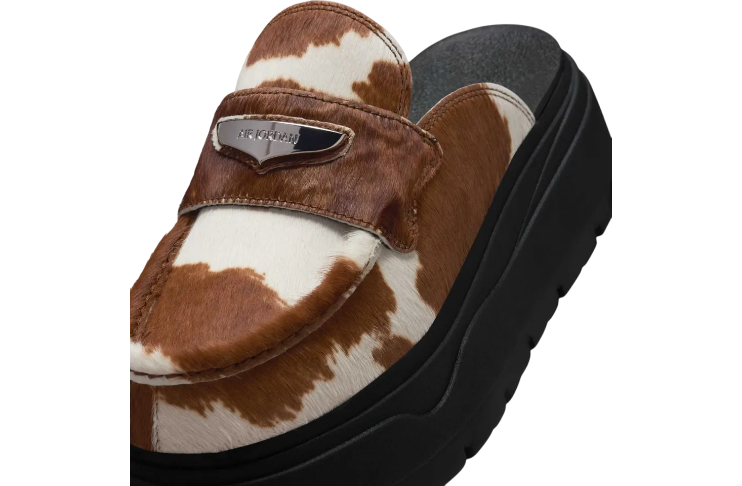 air jordan mule wmns cow print 4