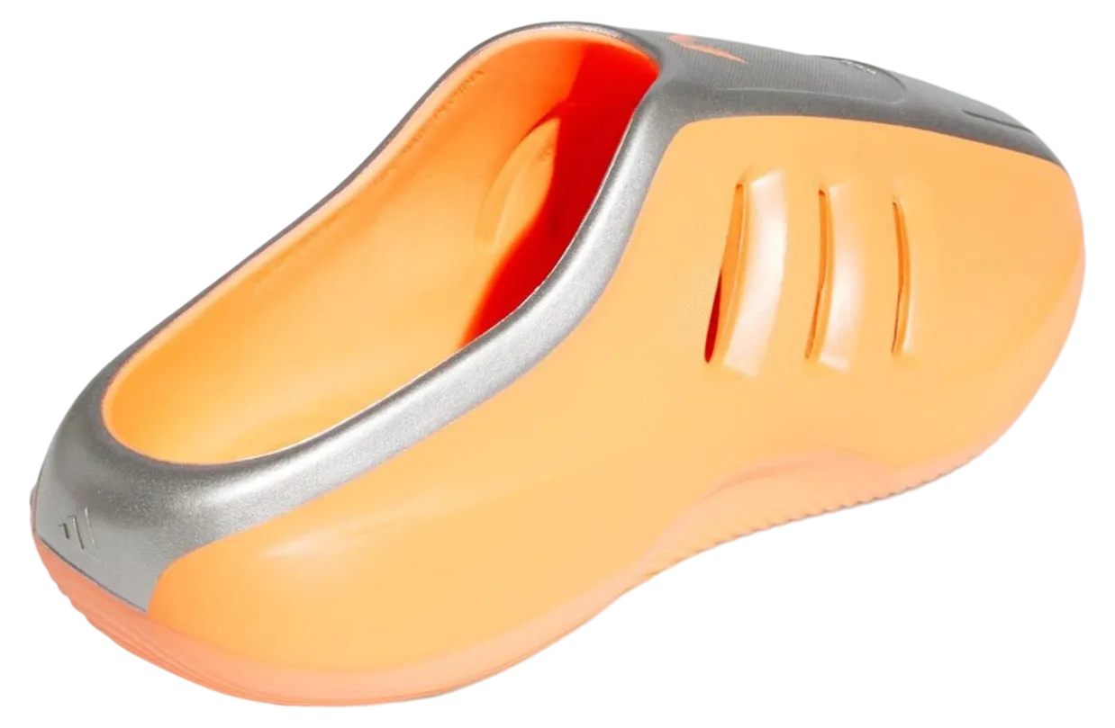 anthony edwards x adidas adifom iiinfinity mule lucid orange silver metallic 2
