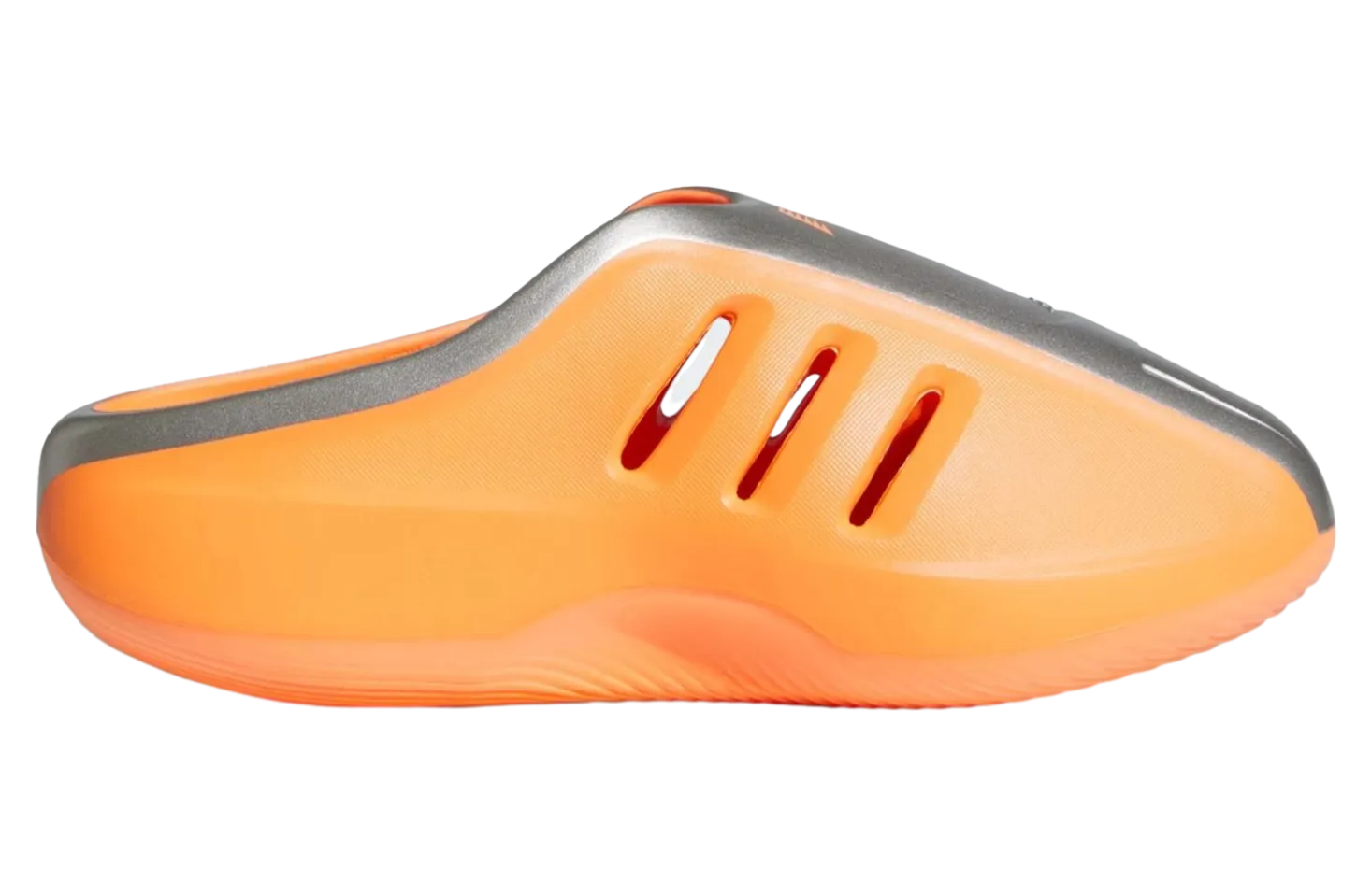 anthony edwards x adidas adifom iiinfinity mule lucid orange silver metallic
