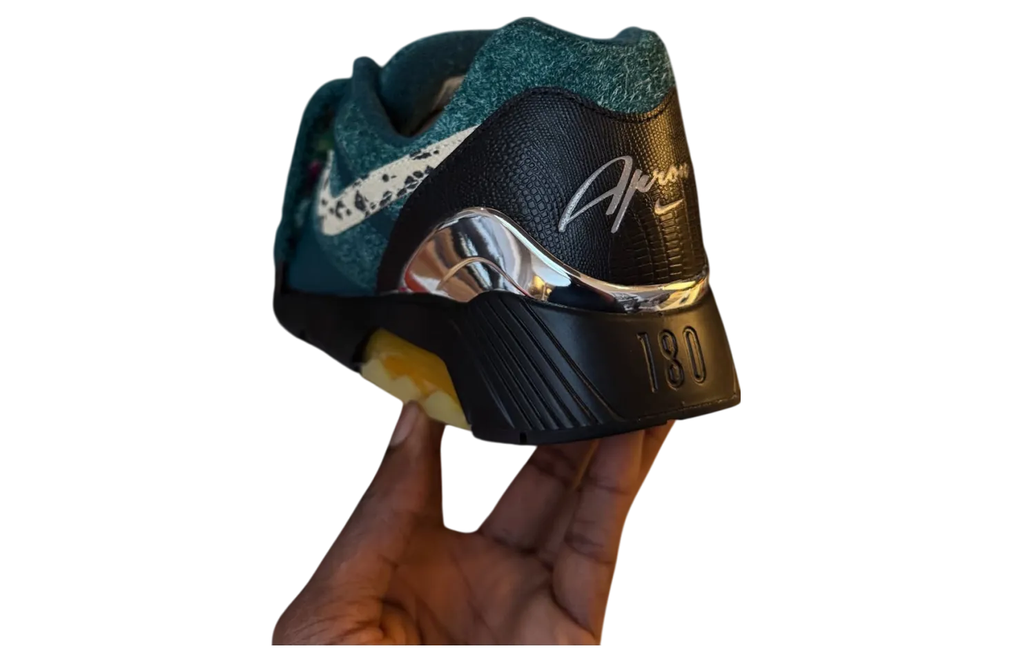 apron records x nike air 180 dark atomic teal off noir 0