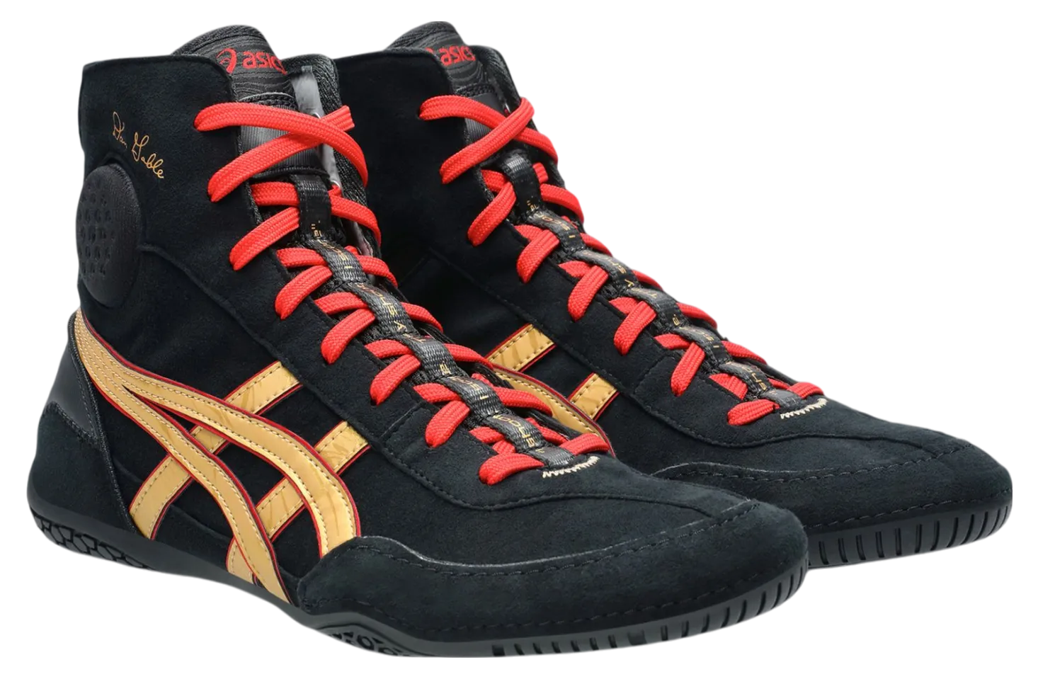 asics evo 3 black rich gold 0