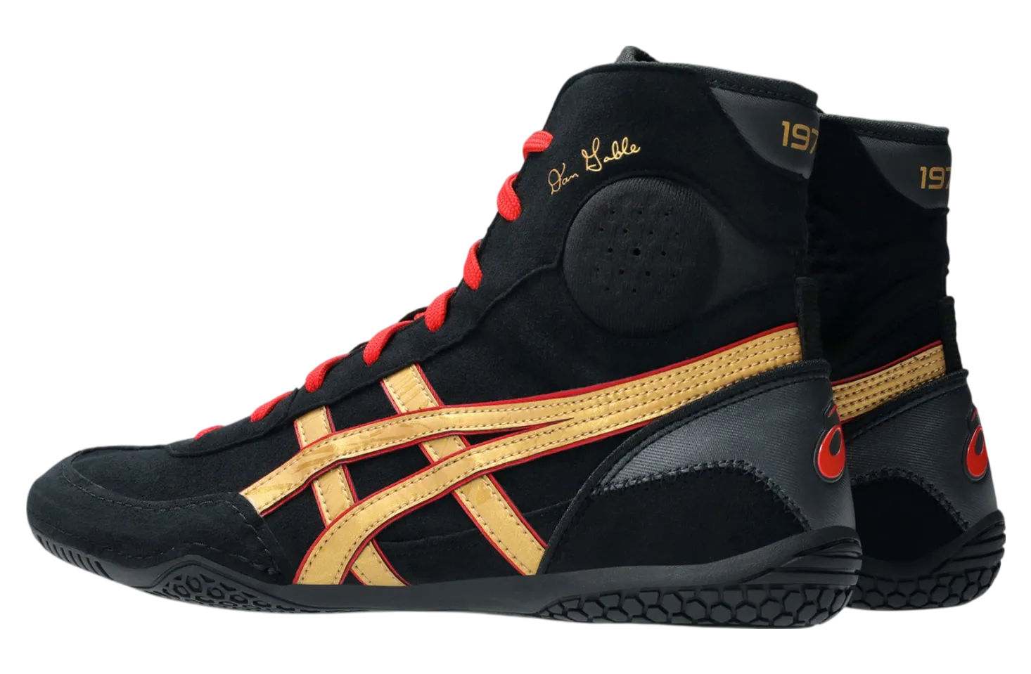 asics evo 3 black rich gold 2
