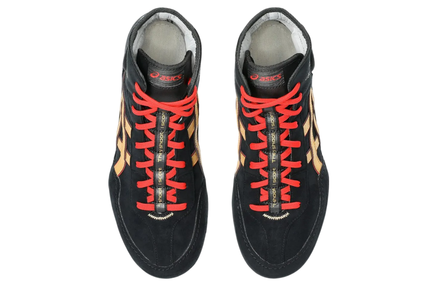 asics evo 3 black rich gold 3
