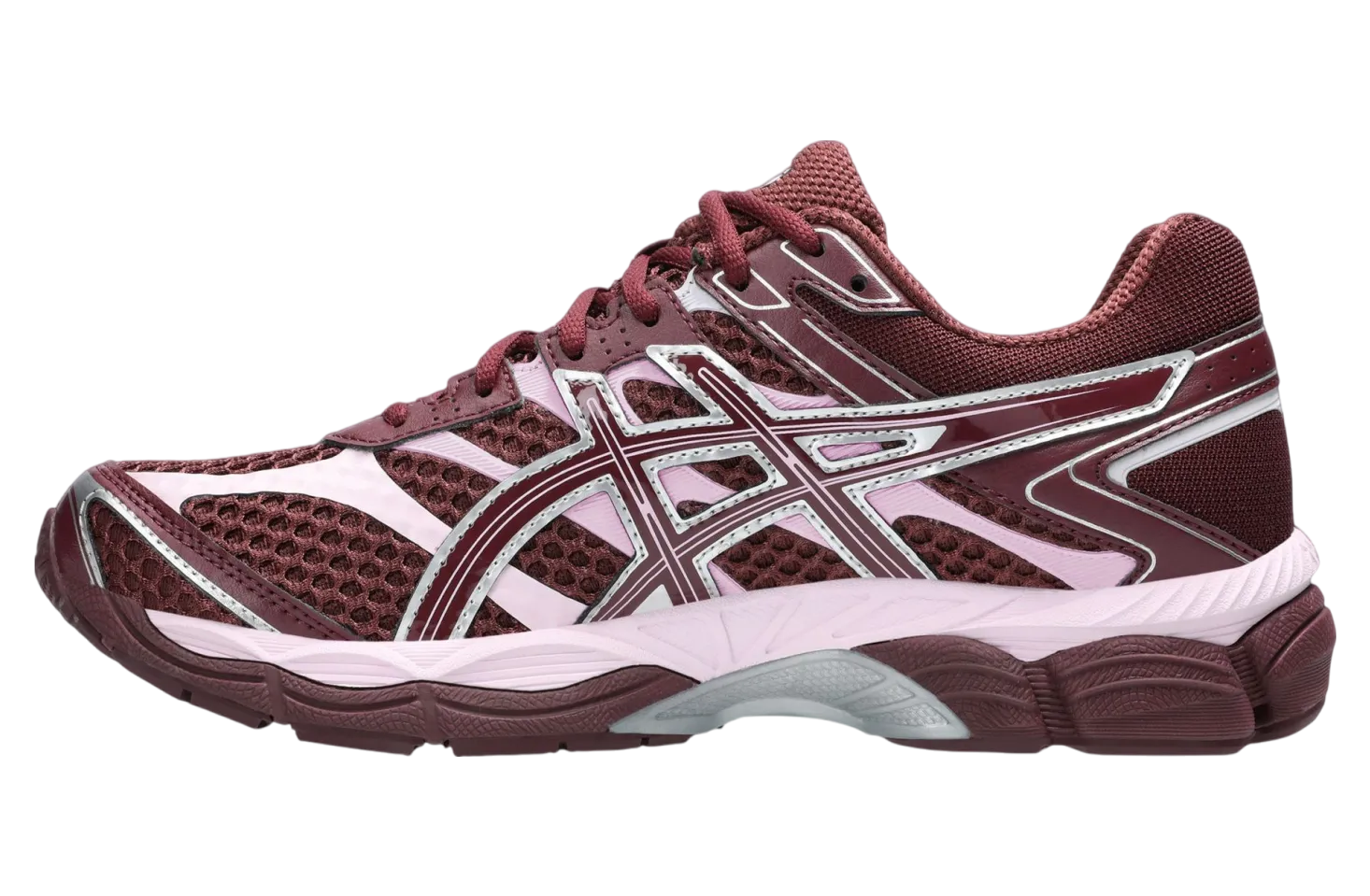 asics gel cumulus 16 burgundy pink 1