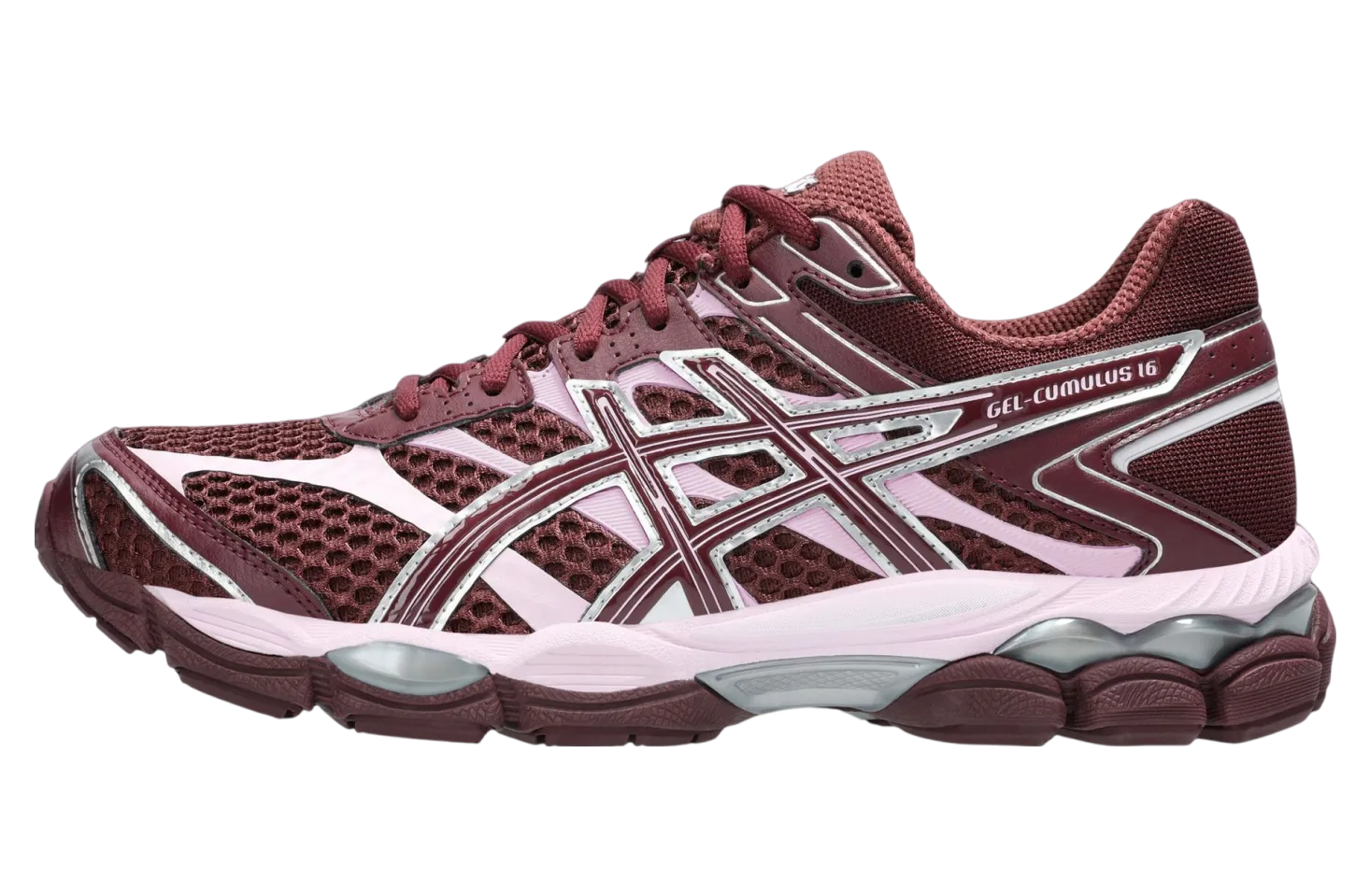 asics gel cumulus 16 burgundy pink 3