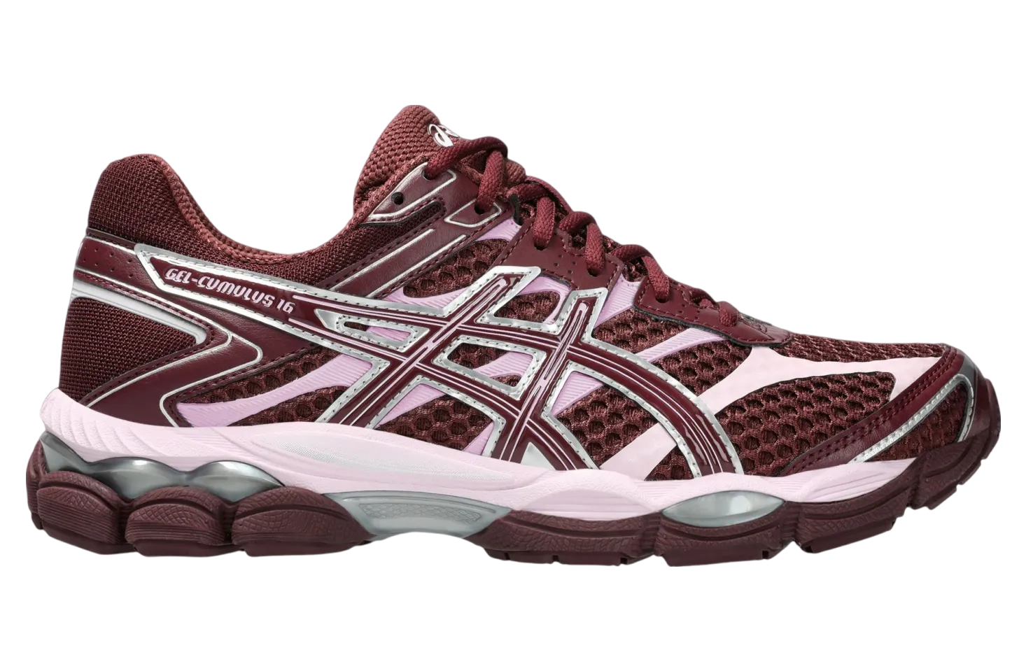 asics gel cumulus 16 burgundy pink