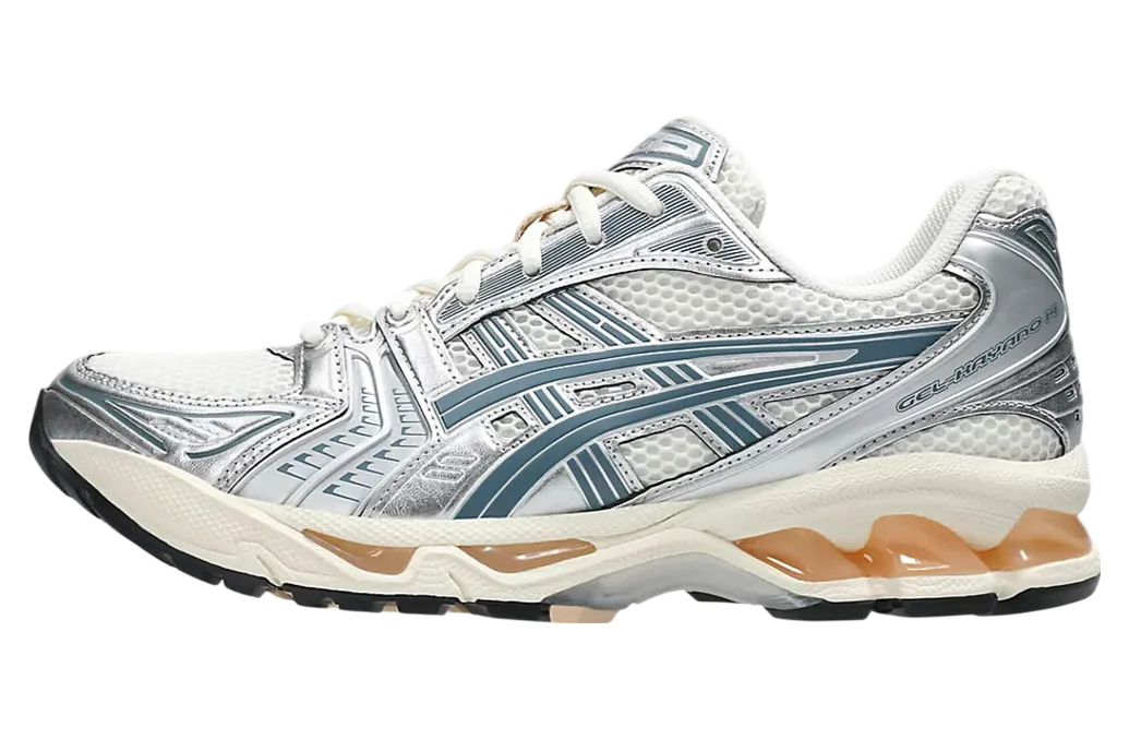 asics gel kayano 14 silver teal gold 0