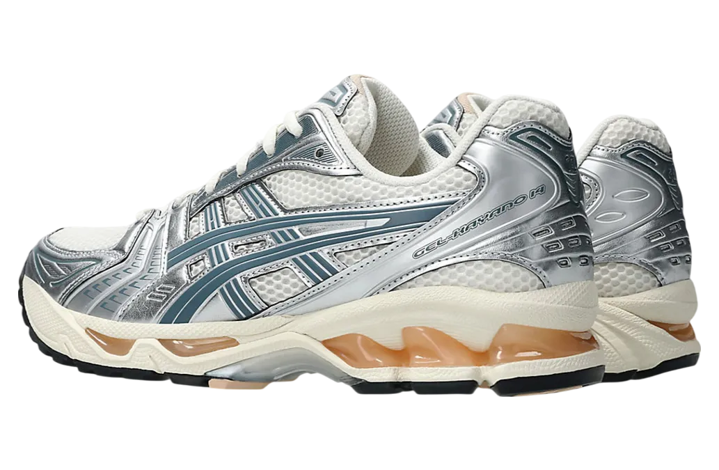 asics gel kayano 14 silver teal gold 2
