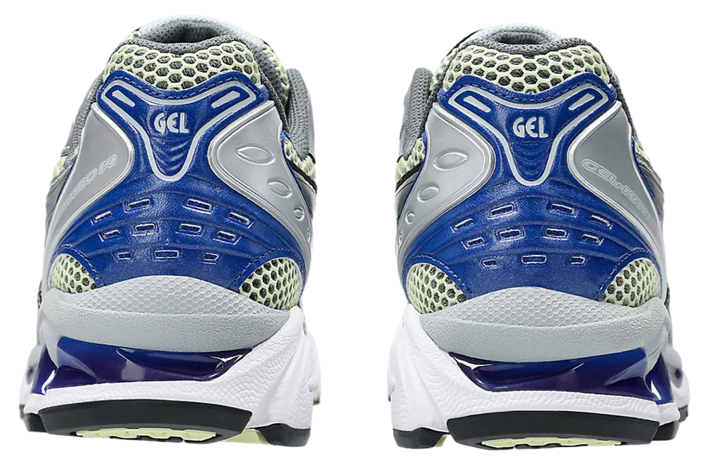 asics gel kayano 14 soft yellow silver blue 3