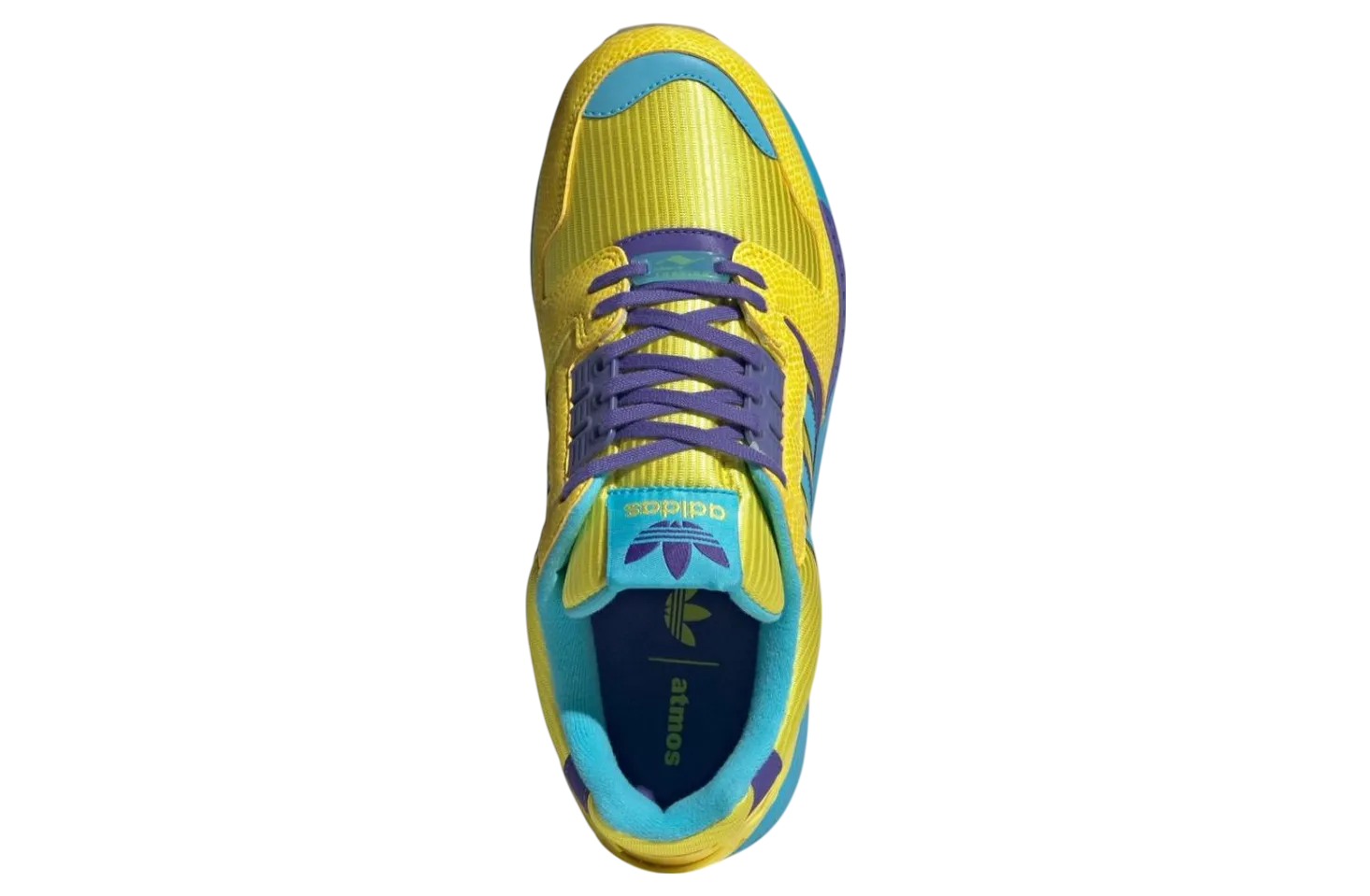 atmos x adidas zx 8000 g snk yellow teal 3